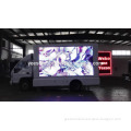 Nice LED advertising truck at stock with hydraulic lifting system and multimedia system
